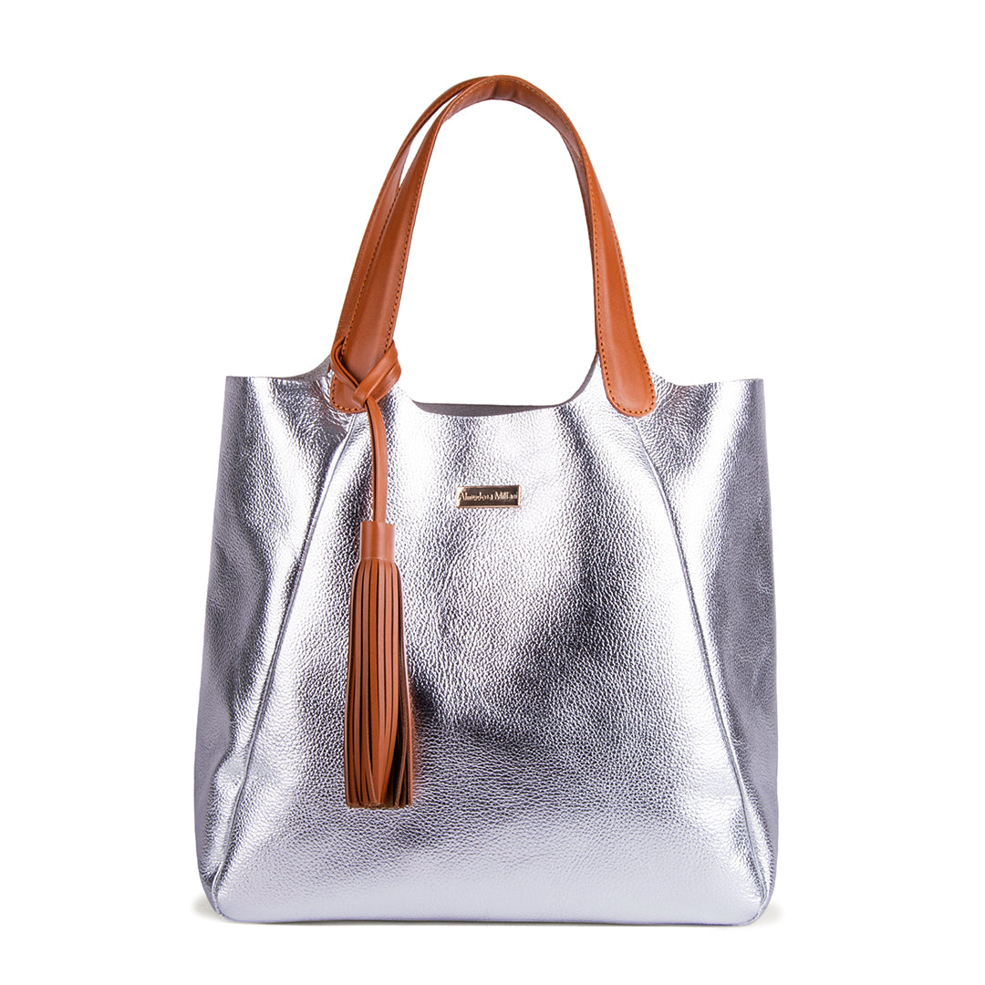 BOLSO MILKA PLATEADO