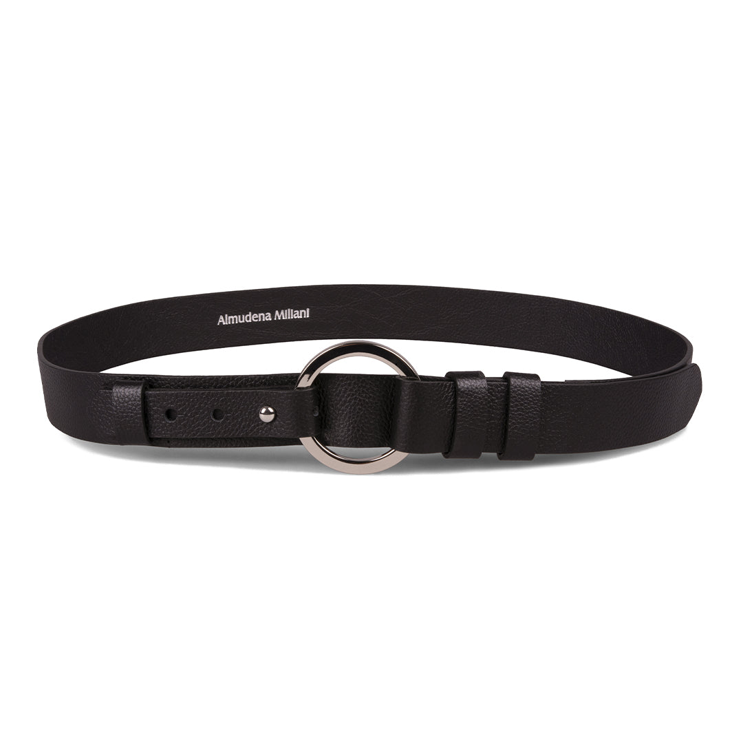 CINTURON BOHO NEGRO LISO