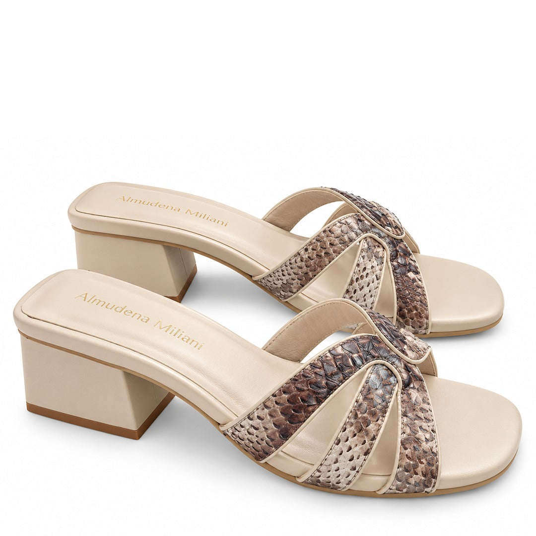 NEW! CALELLA PRINT COBRA BEIGE